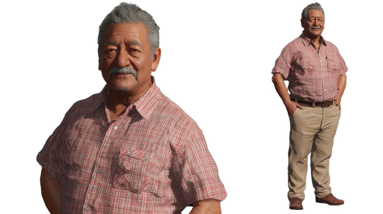 Cheerful Mexican Man Vinyl Car Decal Sticker – Waterproof & UV-Resistant 