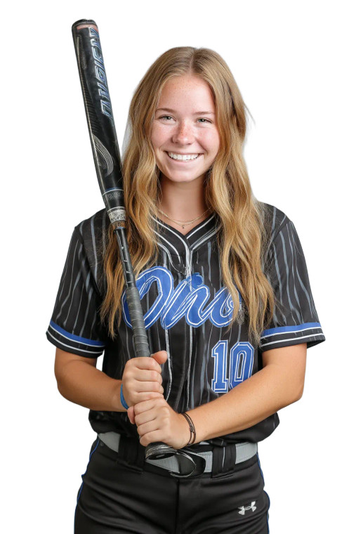 Softball Player Pose Vinyl Car Decal Sticker – Waterproof & UV-Resistant 