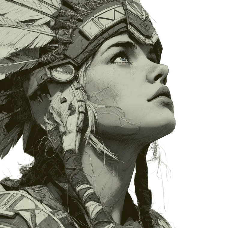 Warrior Princess V12 Vinyl Car Decal Sticker – Waterproof & UV-Resistant 