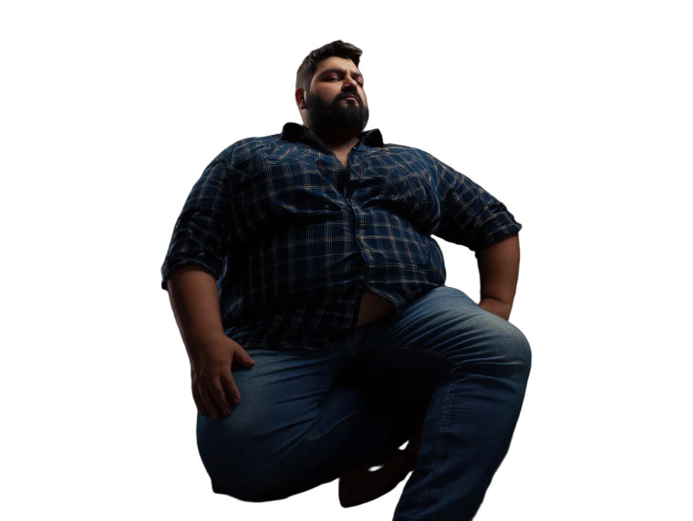 Big Fat Guy V2 Vinyl Car Decal Sticker – Waterproof & UV-Resistant 
