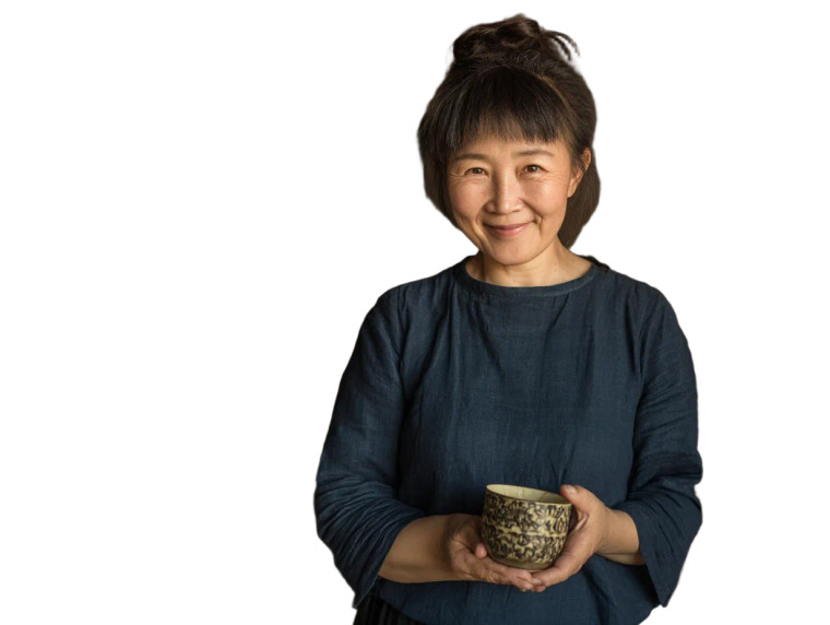 Kind Tea Lady Vinyl Car Decal Sticker – Waterproof & UV-Resistant 