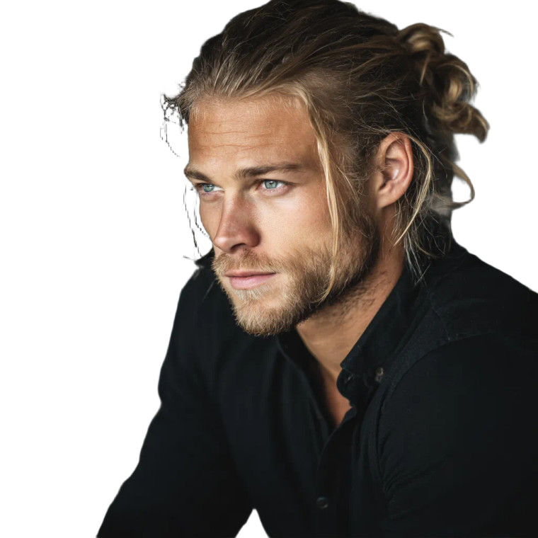 Blond Ponytail Hacker Vinyl Car Decal Sticker – Waterproof & UV-Resistant 