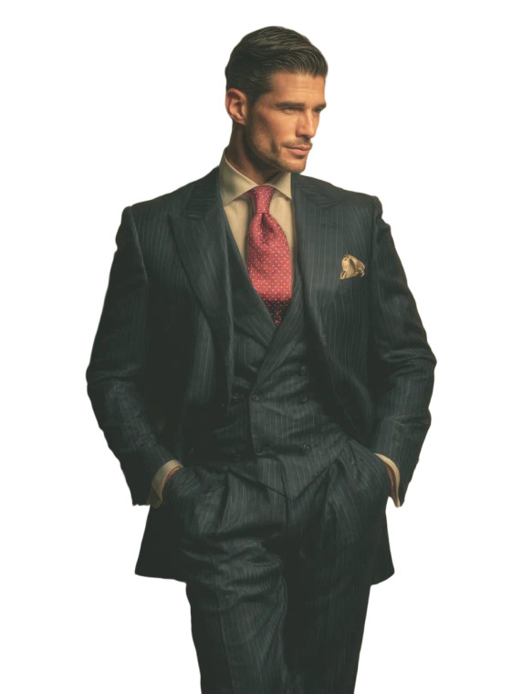 Classic Elegance Man Vinyl Car Decal Sticker – Waterproof & UV-Resistant 