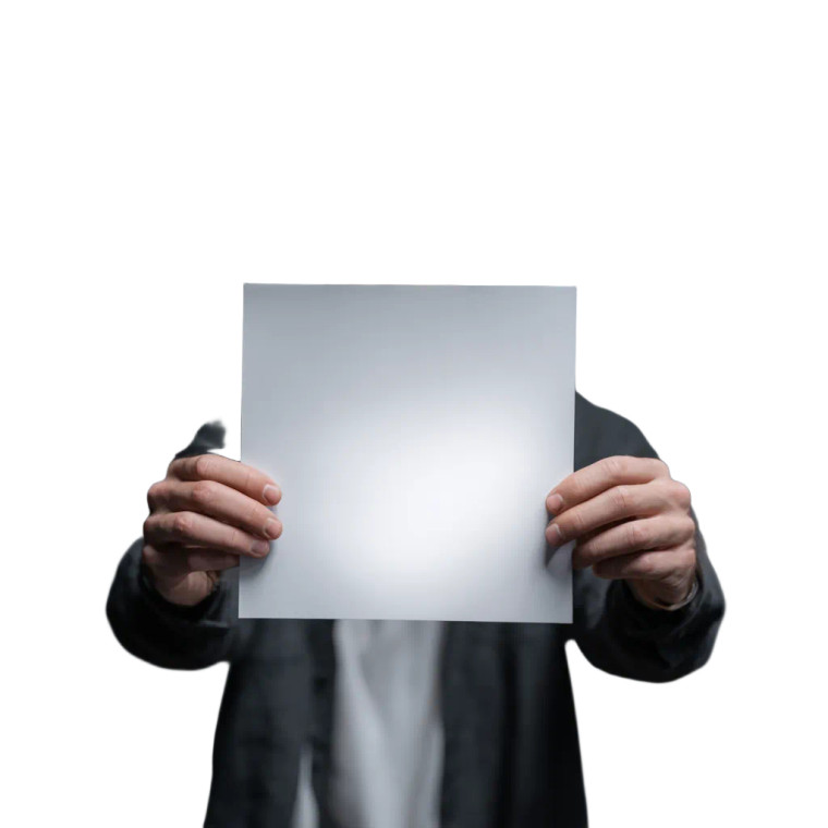 Creator Holding Paper Vinyl Car Decal Sticker – Waterproof & UV-Resistant 