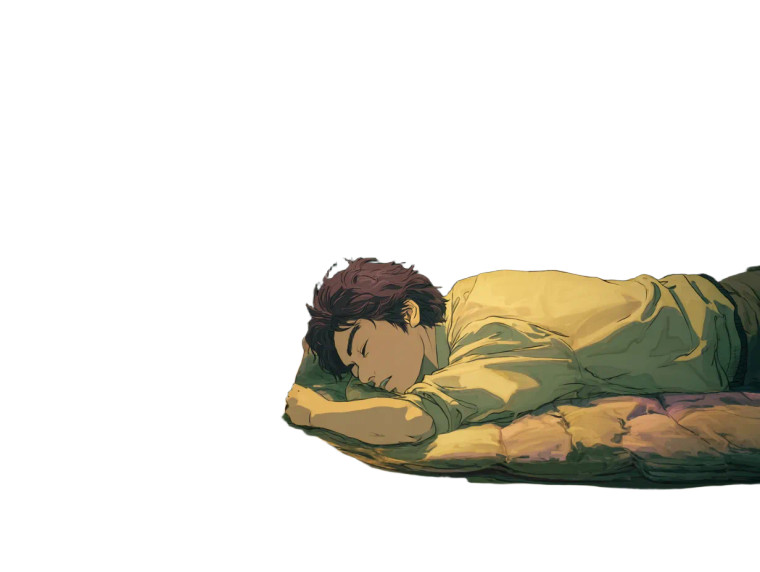 Young Man Listening Vinyl Car Decal Sticker – Waterproof & UV-Resistant 