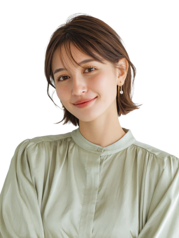 Japanese Woman Smiling V11 Vinyl Car Decal Sticker – Waterproof & UV-Resistant 