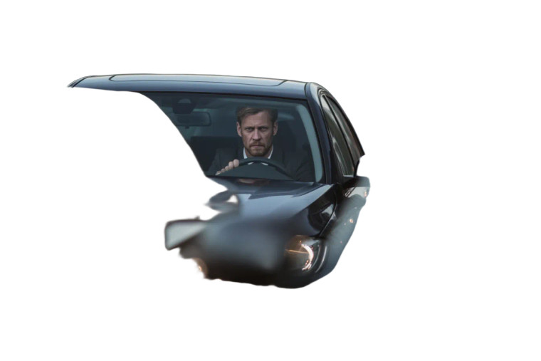 Grumpy Driver Vinyl Car Decal Sticker – Waterproof & UV-Resistant 