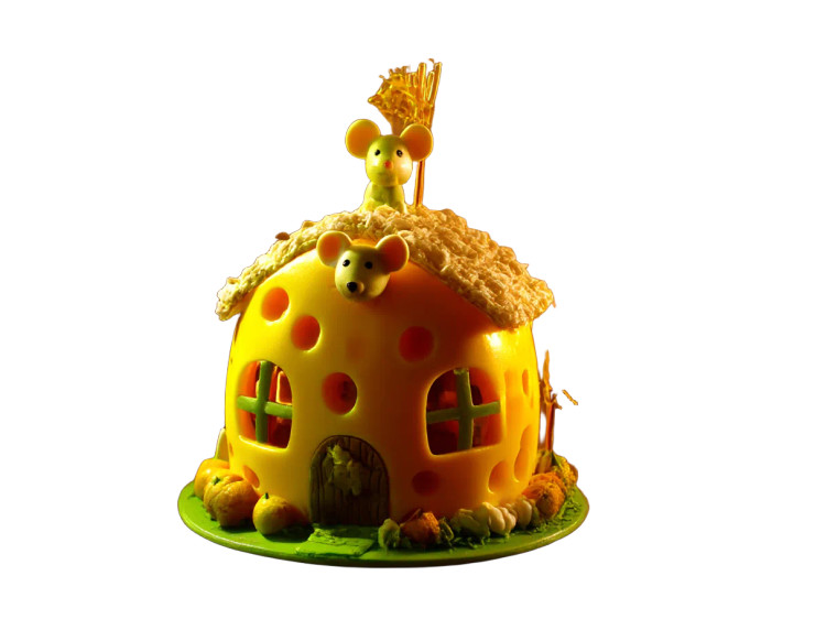 Whimsical Mouse House Vinyl Car Decal Sticker – Waterproof & UV-Resistant 