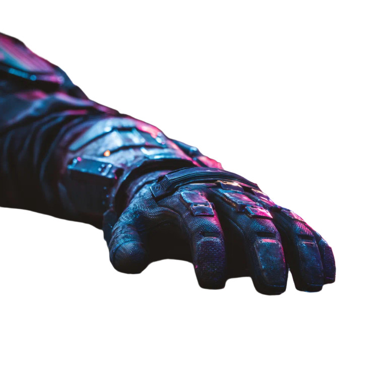 Fallen Cyberpunk Arm Vinyl Car Decal Sticker – Waterproof & UV-Resistant 
