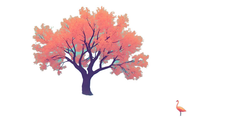 Peach Blossom Tree Vinyl Car Decal Sticker – Waterproof & UV-Resistant 