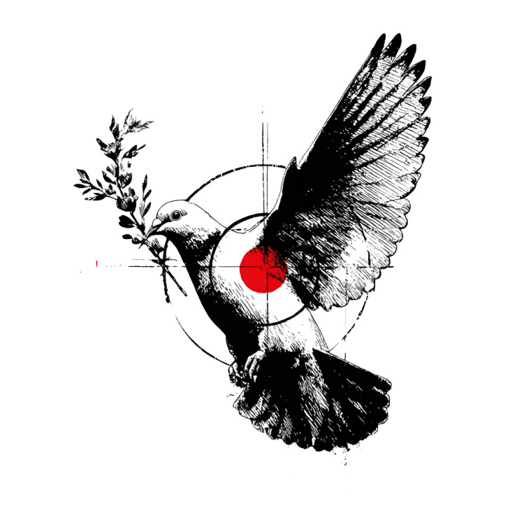 Peace Dove Sticker V2 Vinyl Car Decal Sticker – Waterproof & UV-Resistant 