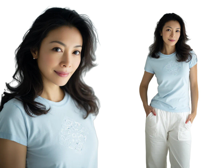 Beautiful Blended Actress Vinyl Car Decal Sticker – Waterproof & UV-Resistant 