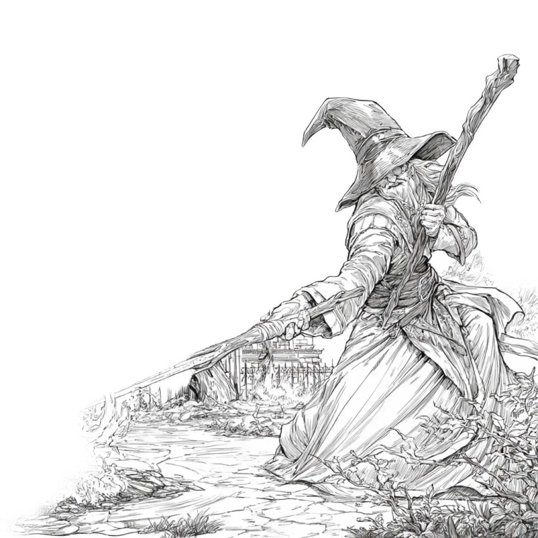 Wizard Casting Fireball V2 Vinyl Car Decal Sticker – Waterproof & UV-Resistant 