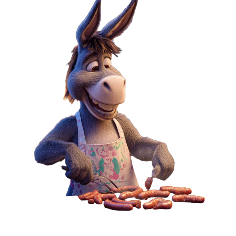 Donkey Chef Bbq Vinyl Car Decal Sticker – Waterproof & UV-Resistant 