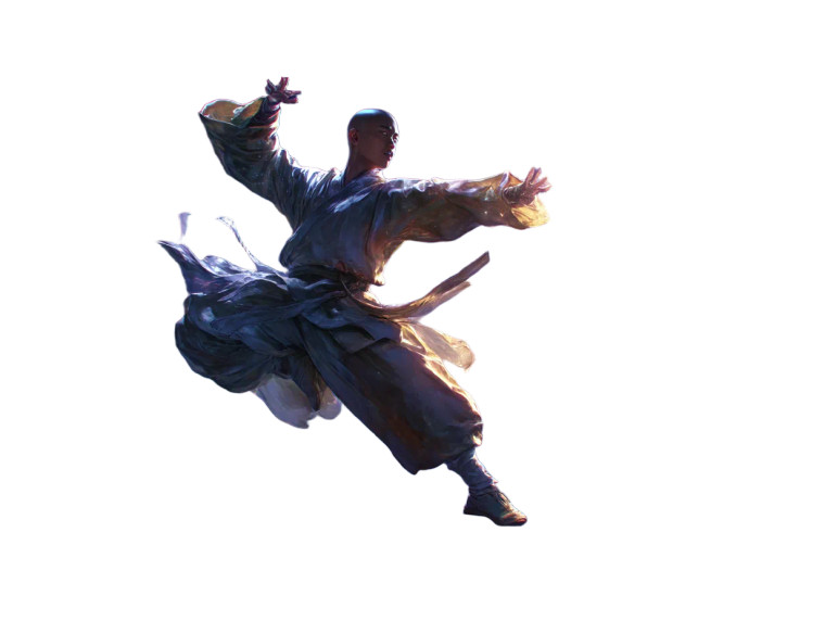 Cosmic Shaolin Monk Vinyl Car Decal Sticker – Waterproof & UV-Resistant 