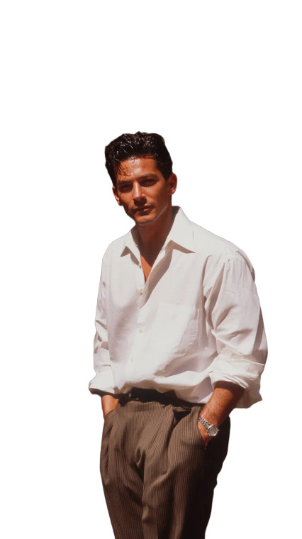1990S Italian Man Vinyl Car Decal Sticker – Waterproof & UV-Resistant 