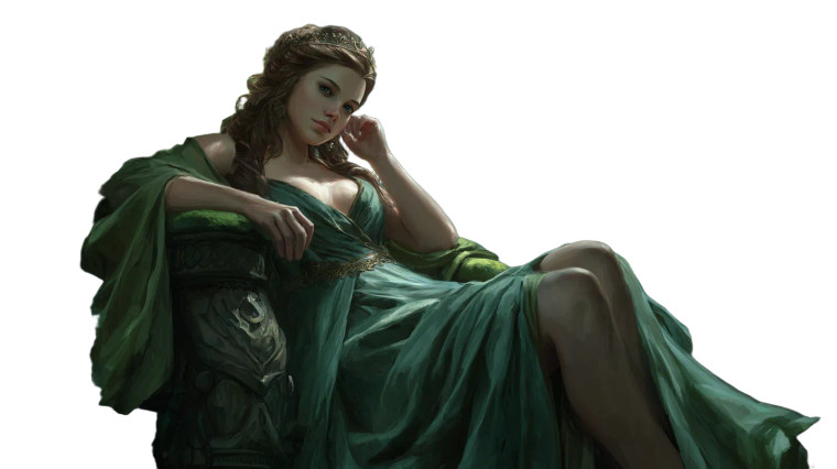 Fantasy Queen V4 Vinyl Car Decal Sticker – Waterproof & UV-Resistant 