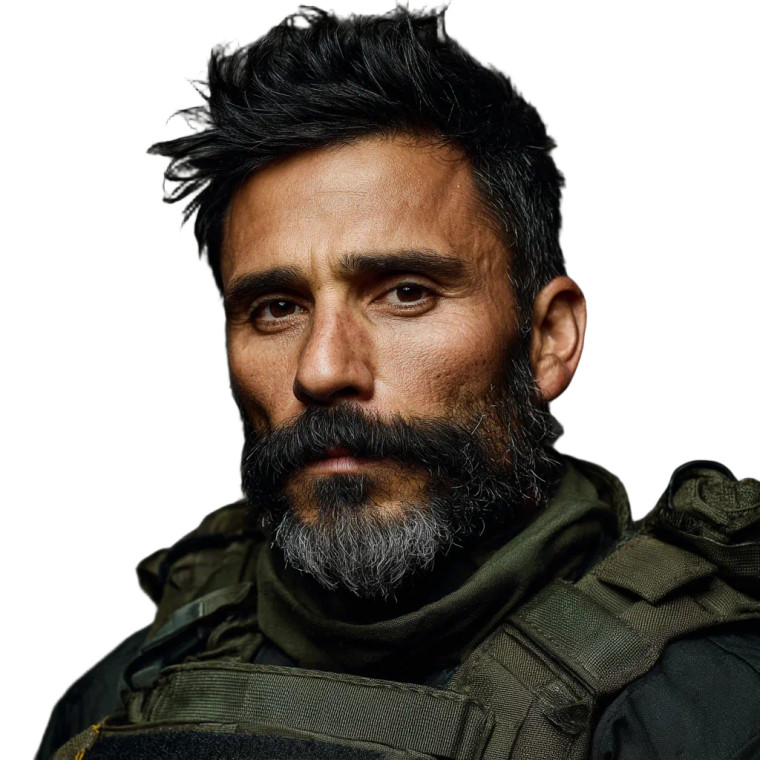 Military Man V2 Vinyl Car Decal Sticker – Waterproof & UV-Resistant 