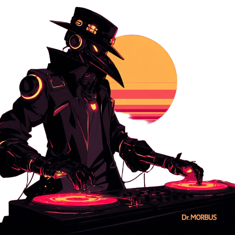 Dr. Mobrus Dj Vinyl Car Decal Sticker – Waterproof & UV-Resistant 