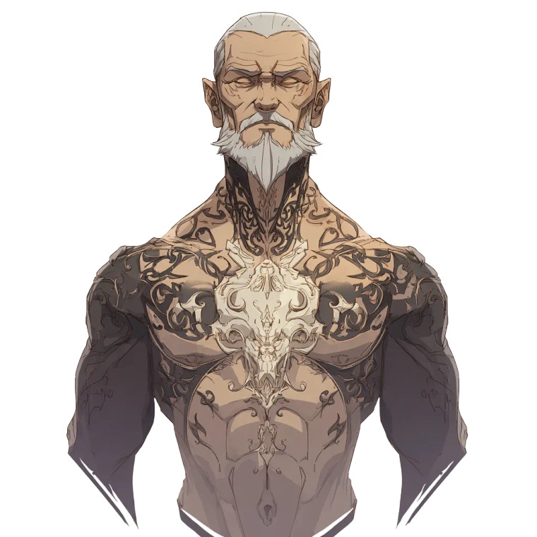 Immortal Human Portrait Vinyl Car Decal Sticker – Waterproof & UV-Resistant 