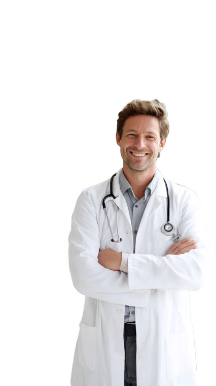 Male Doctor Portrait V2 Vinyl Car Decal Sticker – Waterproof & UV-Resistant 