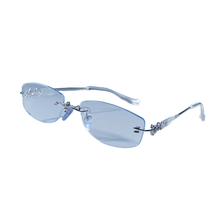 Elegant Reading Glasses Vinyl Car Decal Sticker – Waterproof & UV-Resistant 