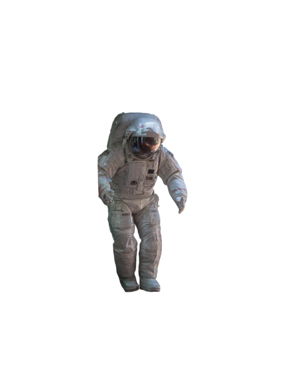 Astronaut Exits Bus Vinyl Car Decal Sticker – Waterproof & UV-Resistant 