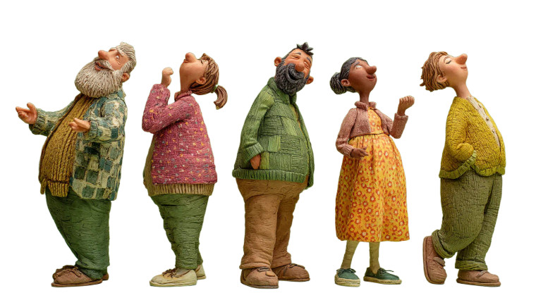 Colorful Clay People Vinyl Car Decal Sticker – Waterproof & UV-Resistant  Colorful Clay People Vinyl Car Decal Sticker – Waterproof & UV-Resistant