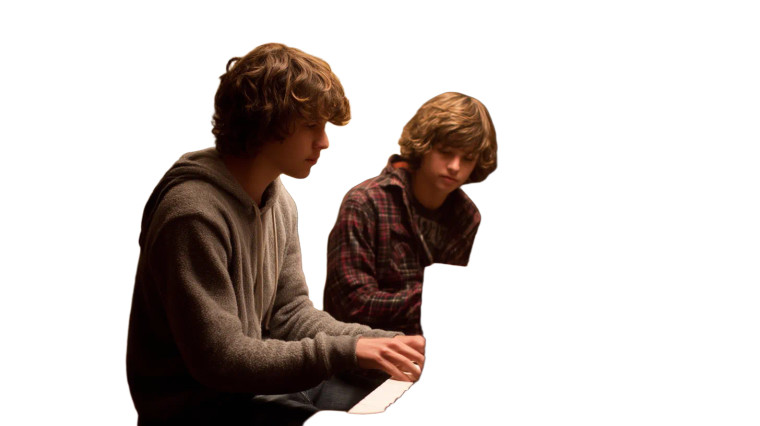 Romantic Piano Duo V2 Vinyl Car Decal Sticker – Waterproof & UV-Resistant 