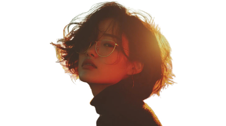 Elegant Japanese Woman V22 Vinyl Car Decal Sticker – Waterproof & UV-Resistant 