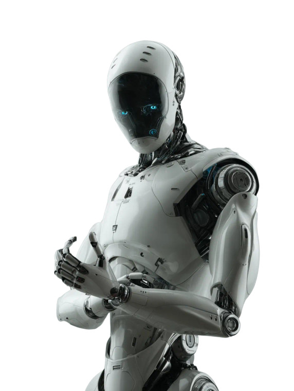 Futuristic Humanoid Robot V19 Vinyl Car Decal Sticker – Waterproof & UV-Resistant 