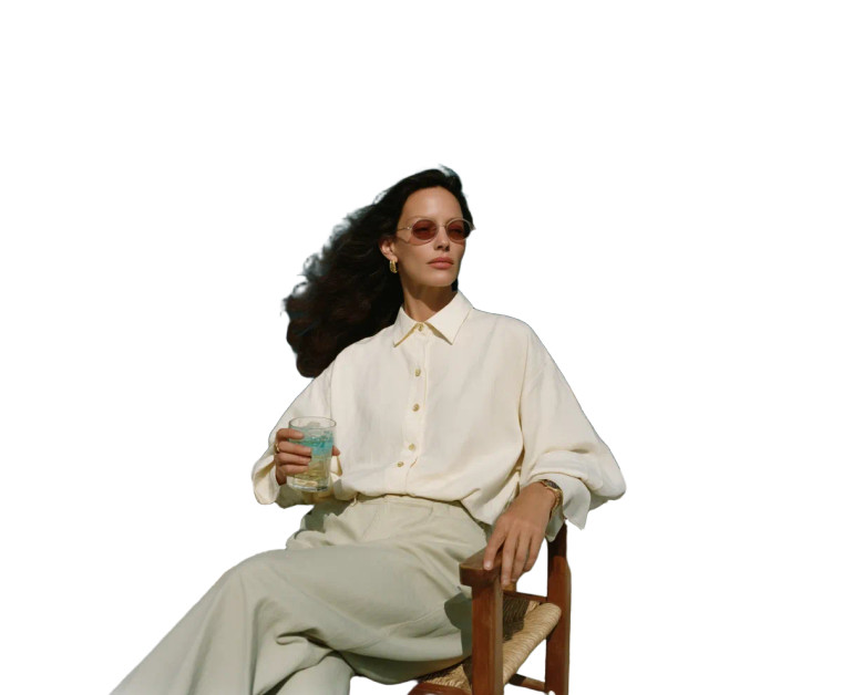 Stylish Summer Sip Vinyl Car Decal Sticker – Waterproof & UV-Resistant 