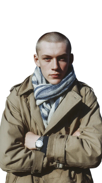 Vintage Student Portrait V2 Vinyl Car Decal Sticker – Waterproof & UV-Resistant 