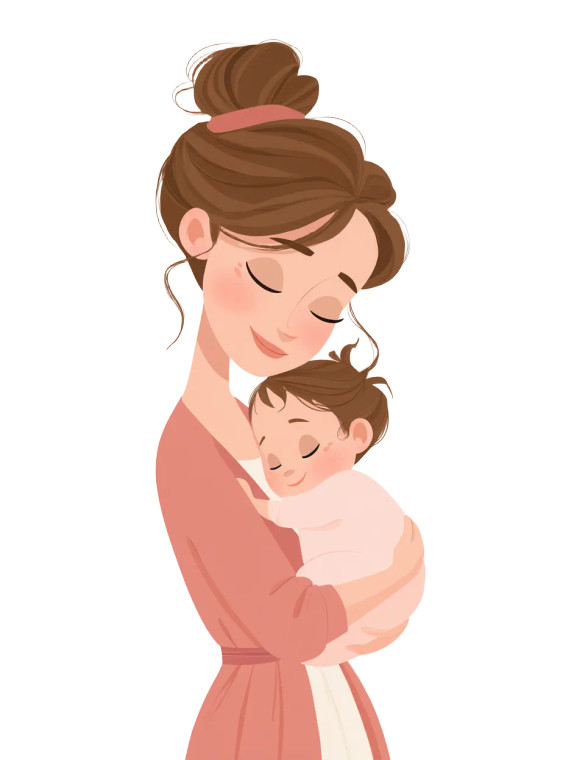 Mother And Baby V38 Vinyl Car Decal Sticker – Waterproof & UV-Resistant 