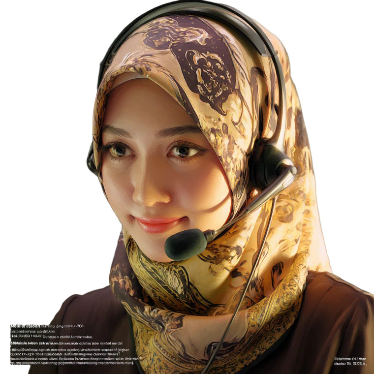 Muslim Customer Service Vinyl Car Decal Sticker – Waterproof & UV-Resistant 