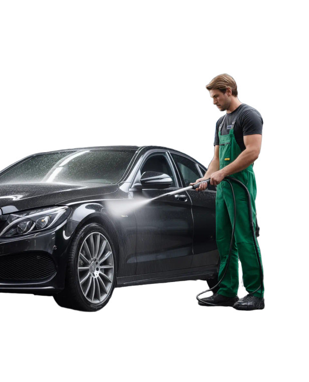 Car Wash Worker Vinyl Car Decal Sticker – Waterproof & UV-Resistant 