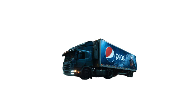 Pepsi Delivery Truck Vinyl Car Decal Sticker – Waterproof & UV-Resistant 