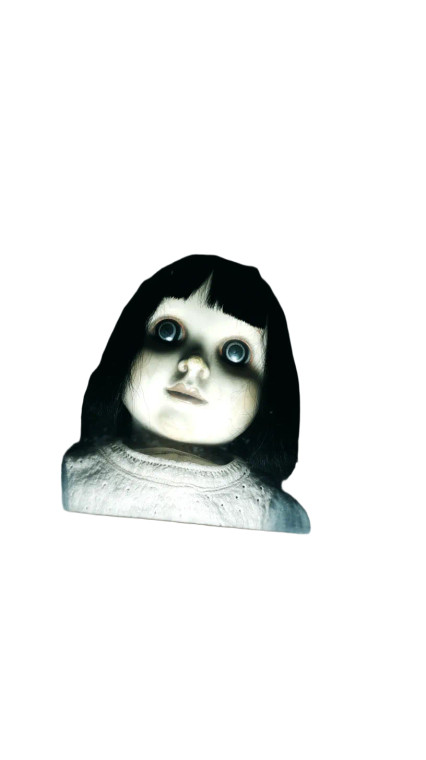 Creepy Doll Vinyl Car Decal Sticker – Waterproof & UV-Resistant 