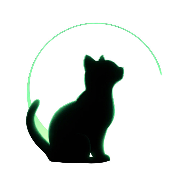 Dreamy Cat Silhouette Vinyl Car Decal Sticker – Waterproof & UV-Resistant 