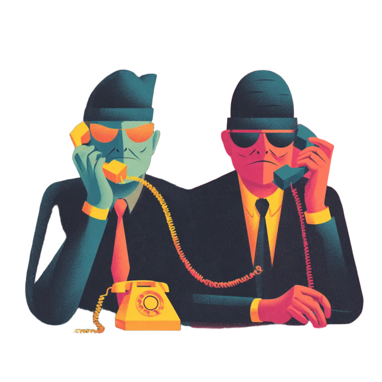 Telephone Scammers Vinyl Car Decal Sticker – Waterproof & UV-Resistant 