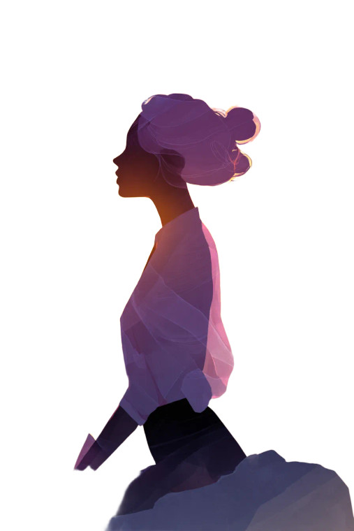 Meditating Female Figure Vinyl Car Decal Sticker – Waterproof & UV-Resistant 