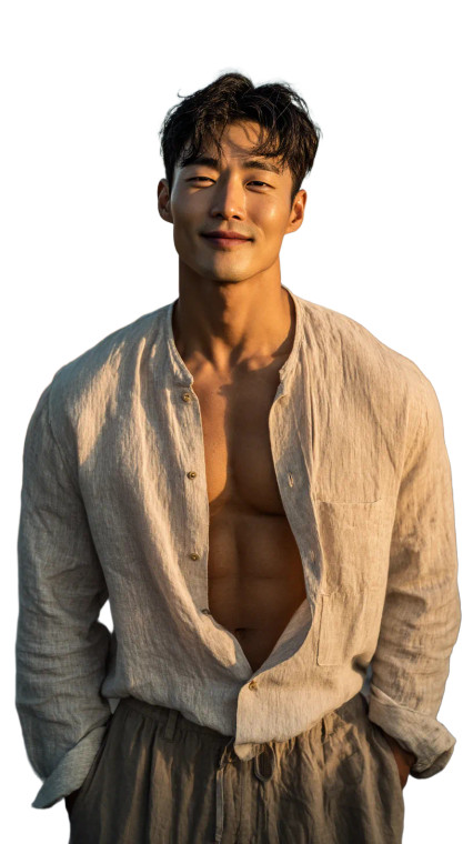 Korean Male Model V13 Vinyl Car Decal Sticker – Waterproof & UV-Resistant 