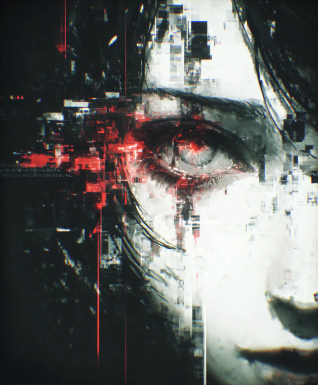 Glitch Eye Vinyl Car Decal Sticker – Waterproof & UV-Resistant 