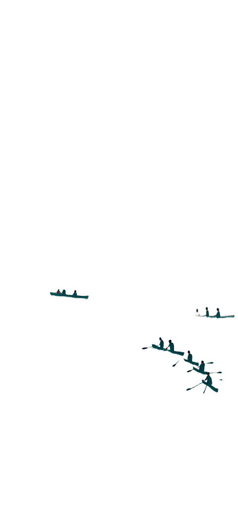 Serene Canoe Scene Vinyl Car Decal Sticker – Waterproof & UV-Resistant 