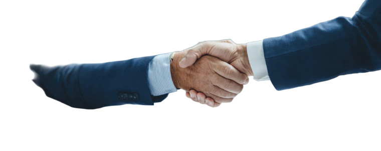 Business Handshake V24 Vinyl Car Decal Sticker – Waterproof & UV-Resistant 