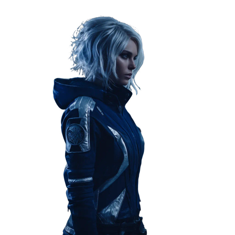 Scandinavian Engineer Woman Vinyl Car Decal Sticker – Waterproof & UV-Resistant 