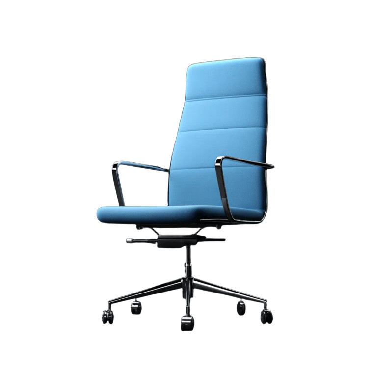 Blue Office Chair V2 Vinyl Car Decal Sticker – Waterproof & UV-Resistant 