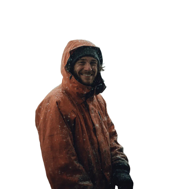 Smiling Arctic Explorer Vinyl Car Decal Sticker – Waterproof & UV-Resistant 
