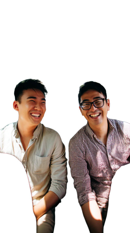 Happy Singaporean Guys Vinyl Car Decal Sticker – Waterproof & UV-Resistant 