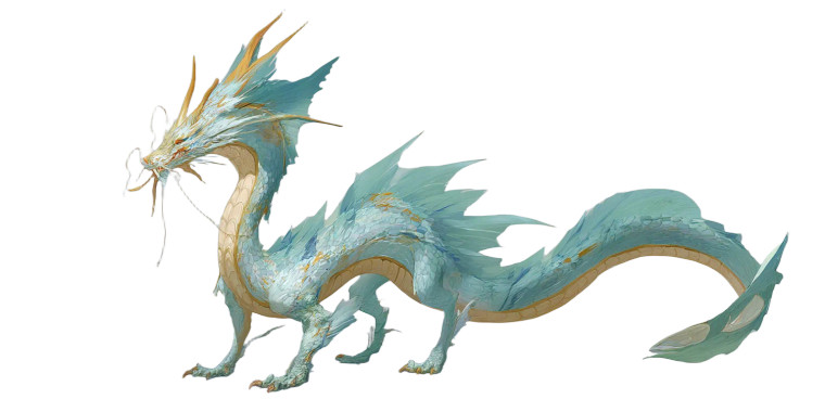 Chinese Myth Dragon Vinyl Car Decal Sticker – Waterproof & UV-Resistant 